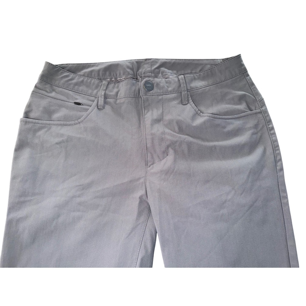 All in Motion Mens Golf Pants Grey 32x32 Straight Leg Performance Chino Pockets - Picture 4 of 5